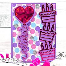 Stamps of Life Cake Edge A2 Card Die Set