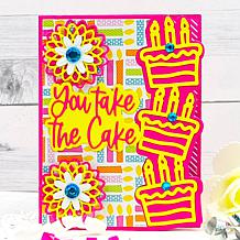 Stamps of Life Cake Edge A2 Card Die Set