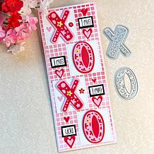Stamps of Life Floral Alphabet Layering Die Set