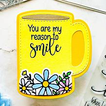 Stamps of Life Flower Frenzy Border Stamp and Die Set