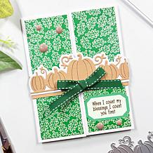 Stamps of Life Happy Fall Border Stamp and Die Set