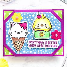 Stamps of Life Happy Thoughts Octagonal Side-Fold A2 Card Kit