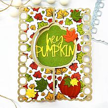 Stamps of Life Pumpkin Flip-It Interactive A2 Card and Stencil Set