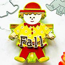 Stamps of Life Turkey and Scarecrow Fold-It A2 Card Kit