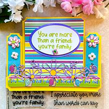 Stamps of Life You Are Loved Step-Up A2 Card Stamp and Die Set