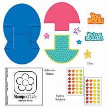 Stamps of Life You Rock A2 Card Die Set
