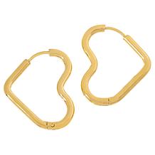 BAUBLEBAR Lucy Goldtone Clear Stone Hoop Earrings Set - 20629459