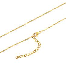 Stately Steel Moon Star CZ Necklace and Earrings