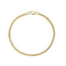 Stately Steel Palma Chain 11" Ankle Bracelet