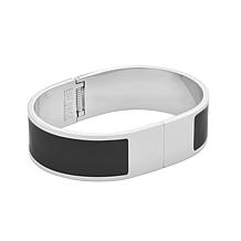 Stately Steel Stackable Enamel Bangle Bracelet