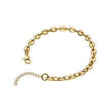 Stately Steel Stainless Steel Coffee Bean Bracelet