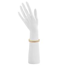 Stately Steel Tri-Color Cable Wire Twisted Adjustable 3-piece Cuff ...