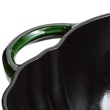 Staub Cast Iron 3.5-qt Pumpkin Cocotte w/Stainless Stem