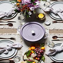 Staub Cast Iron 7QT Round Cocotte- Turquoise