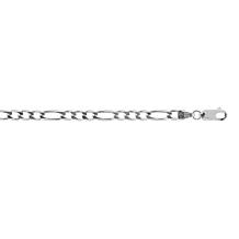 Sterling Silver 20" 4.4mm Figaro Chain
