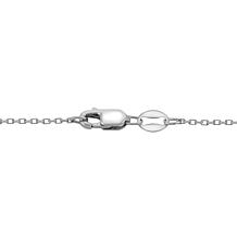 Sterling Silver and 10K  Cultured Pearl and Diamond Angel Necklace