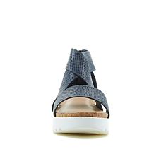 steven natural comfort kea leather platform sandal