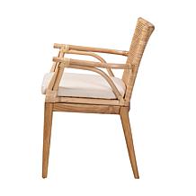 Storsel Tropical Teak & Rattan Dining Chair