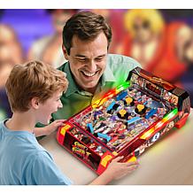 Street Fighter II Arcade Pinball Machine with LED Lights