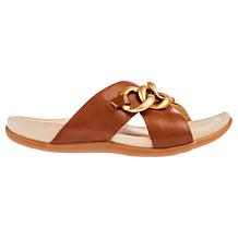 Strive Palma Link Chain Detail Leather Sandal