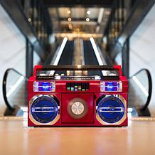 Studebaker Retro Bluetooth Boombox w/CD Player, Radio & Cover