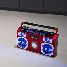 Studebaker Retro Bluetooth Boombox w/CD Player, Radio & Cover