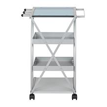 Studio Designs Triflex 4-Tier Metal Mobile Organizer Cart