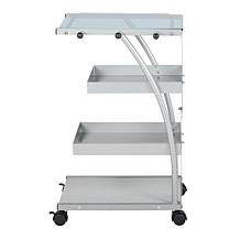 Studio Designs Triflex 4-Tier Metal Mobile Organizer Cart