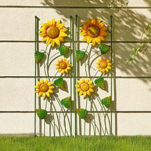 Sunflower Garden Trellis and Stake