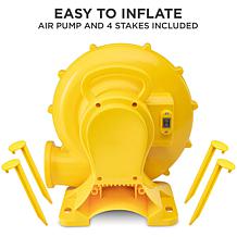 Sunny & Fun Compact Bounce-A-Round Inflatable Water Slide Park