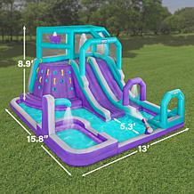 Sunny & Fun Mega Climb N’ Go Inflatable Water Slide Park