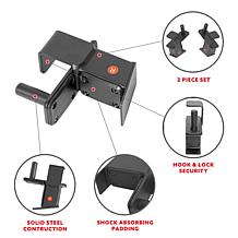 Sunny Health and Fitness J-Hook Attachment for Power Racks and Cages