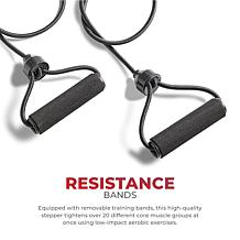 Sunny Health & Fitness Mini Stepper with Bands