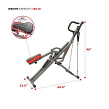 Sunny Health & Fitness Row-N-Ride PRO Squat Assist Trainer- SF-A020052