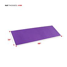 Sunny Health and Fitness Yoga Mat - Purple