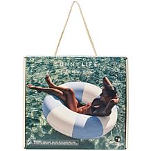 SUNNYLiFE La Mer Med Inflatable Blue Pool Ring Float 41.7"