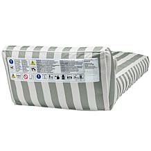SUNNYLiFE Luxe Lie-On Lounger Inflatable Pool Float - Seagrass Stripe