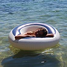 SUNNYLiFE Marine Navy Inflatable Pool Ring 41.7" Float