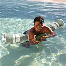 SUNNYLiFE Mesh Pool Noodle - Seagrass Eucalyptus Stripe