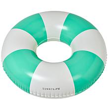SUNNYLiFE Zest Green Stripe Pool Ring 41.7"