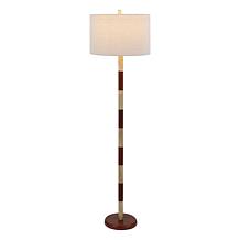 Suzy 62" Cream Brown Resin Floor Lamp