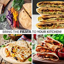 Taco Tuesday 6-Wedge Electric Quesadilla Maker w/ Extra Stuffing Latch