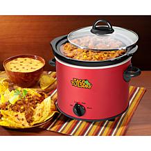 Taco Tuesday TTRSC4RD 4-Qt. Fiesta Slow Cooker