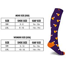 TagCo Extreme Fit Halloween Knee-High Compression Socks 3-Pair Pack