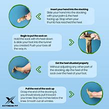 TagCo Extreme Fit Sports Ankle-Length Compression Socks 6-Pair Pack