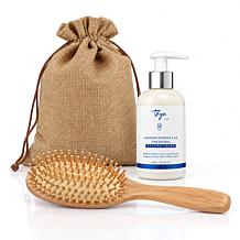 TAYA Amazon White Clay Thickening Creme Gift Set with Wooden Paddle...