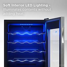 TCL 24-Bottle 2.4 Cubic-foot Wine Cooler with LED Lighting