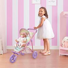 Teamson Kids - Magical Dreamland Baby Doll Jogging Stroller