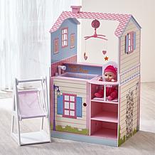 Teamson Kids Olivia's World Classic Doll Changing Station Dollhouse