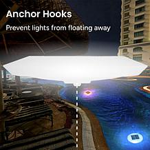 Techko Multicolor Solar Pool Lights 2-Pack